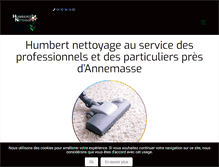Tablet Screenshot of humbertnettoyage.com